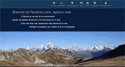 Desktop Screenshot of blanche-de-peuterey.com