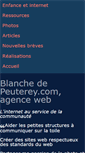 Mobile Screenshot of blanche-de-peuterey.com